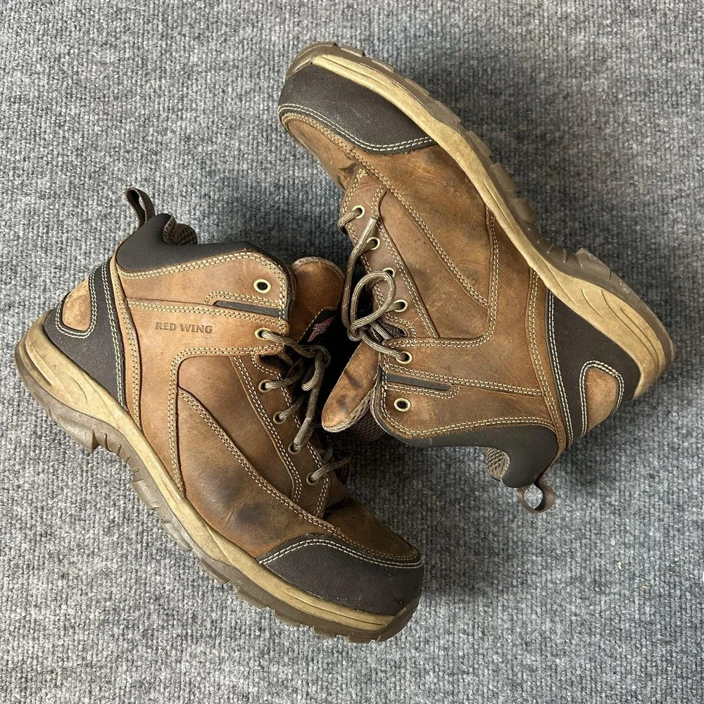 Red Wing Shoes 6692 Boots Mens Size 11 EE Brown Leather Work Hiking Outdoor